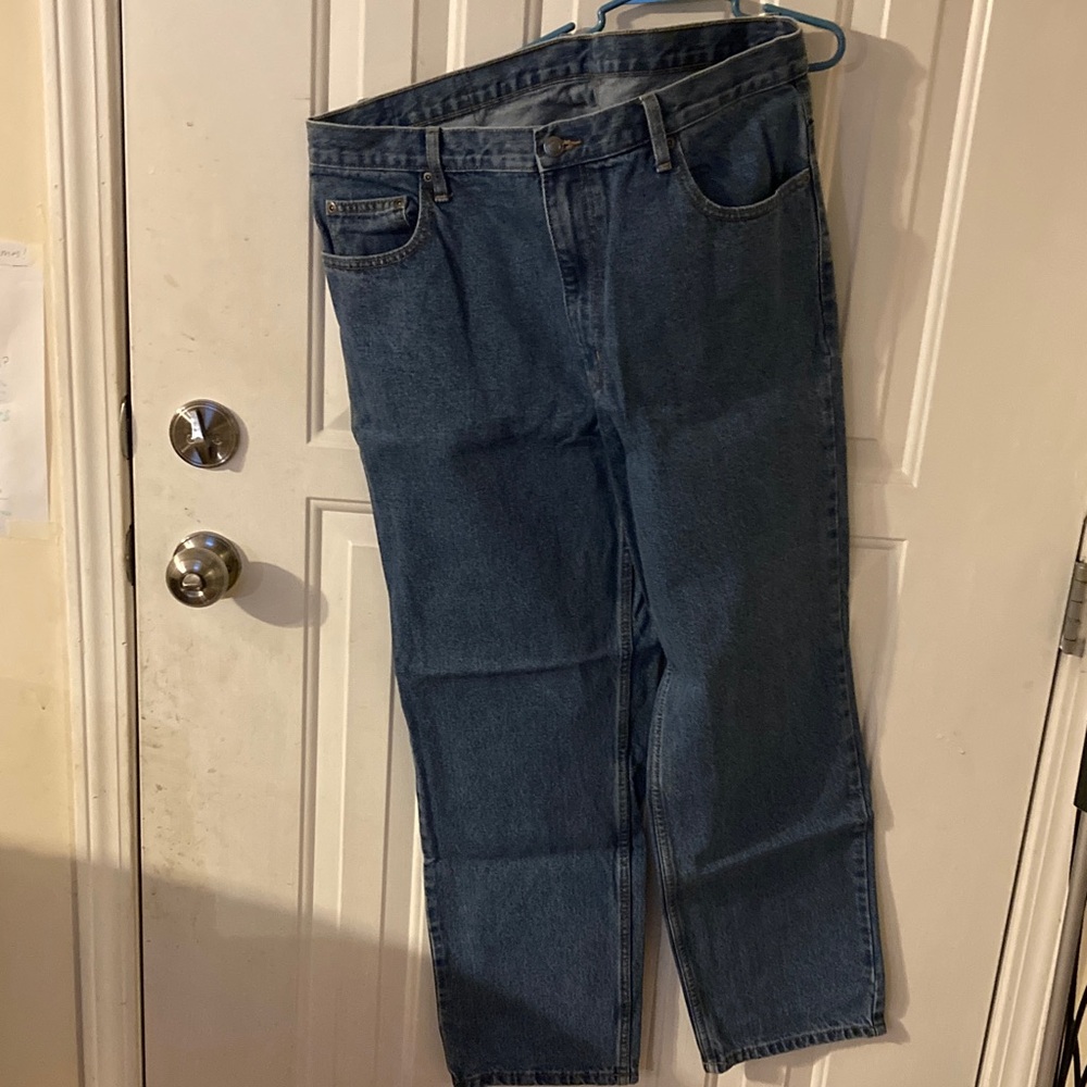 Men's Relaxed Fit Blue Jeans